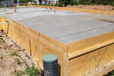 BUZGA BETON KOP TRANS, Temelj, temeljna ploča