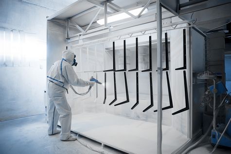 SL Steel Protect, Elektrostatsko farbanje