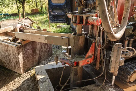 TERMO ETRINGIT, Bušenje bunara