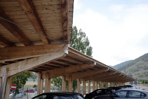 MK GREEN SMARTHAUS, Drvene nastrešnice